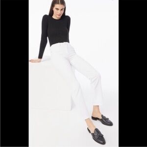 Frame Denim Women's willoughby Black Leather Mules 40